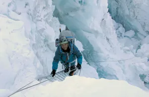 Apa Sherpa in Mount Everest's Khumbu Icefall